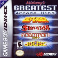 Midway's Greatest Arcade Hits GameBoy Advance US box art